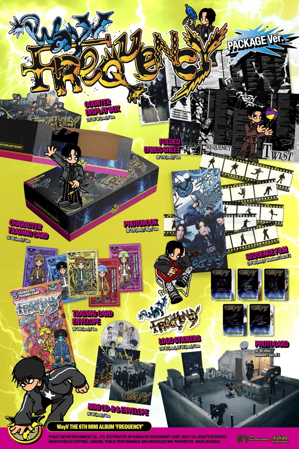 WAYV - [FREQUENCY] 6th Mini Album PACKAGE Version