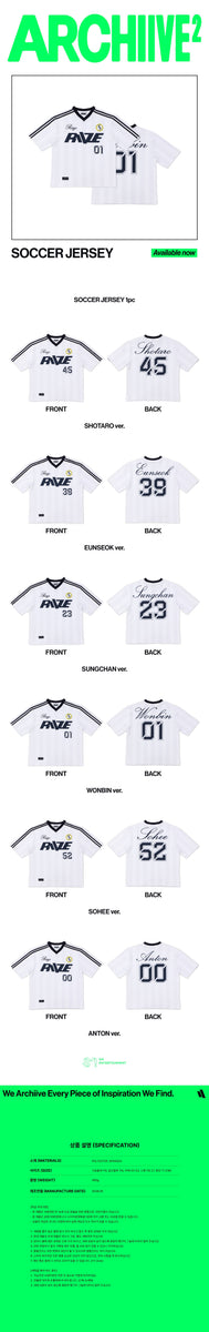 RIIZE - [ARCHIIVE²] (2026 POP-UP OFFICIAL MD SOCCER JERSEY