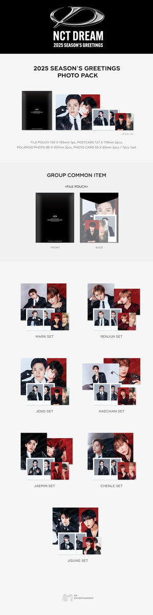 NCT DREAM - [2025 SEASON'S GREETINGS] OFFICIAL MD PHOTO PACK