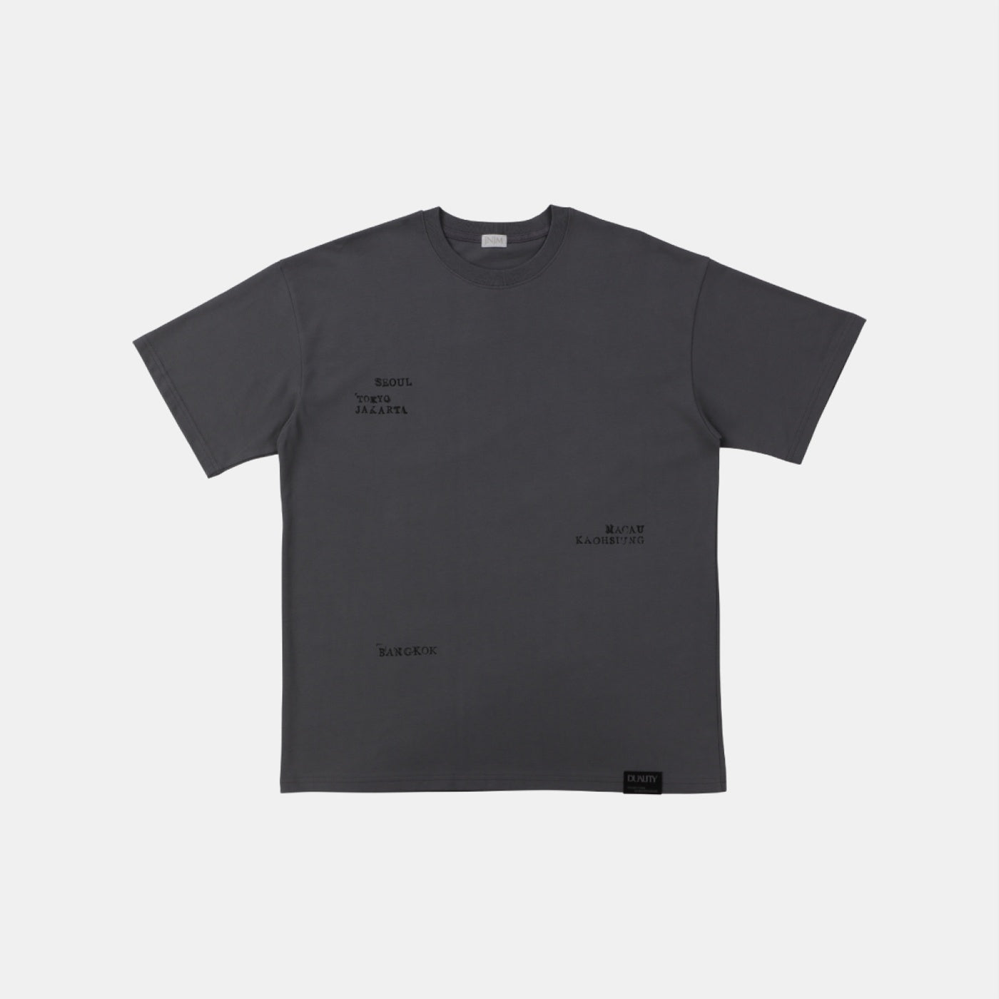 新品未開封 JNJM ペンミ 公式MD 自筆メッセージTシャツ NCT JNJM - [DUALITY] 2026 FANMEETING TOUR MD T-SHIRT (CHARCOAL ver