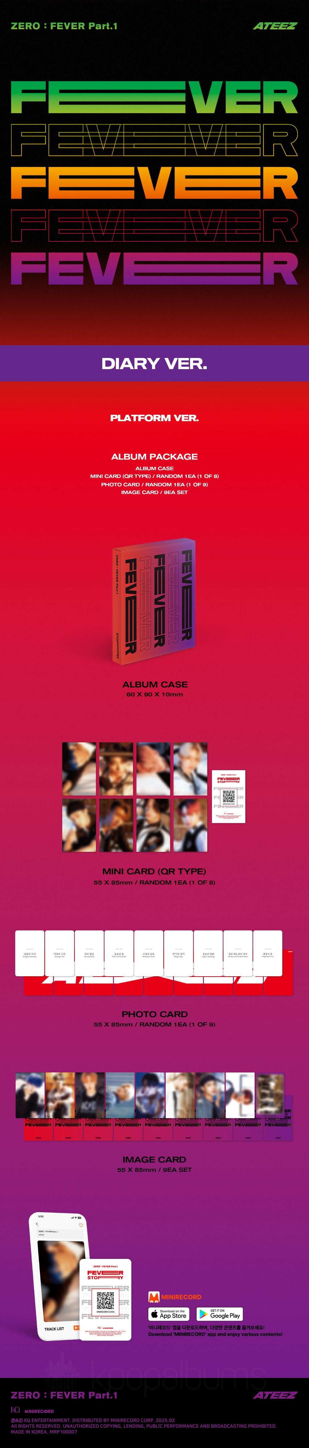 ATEEZ - [ZERO : FEVER PART.1] PLATFORM DIARY Version