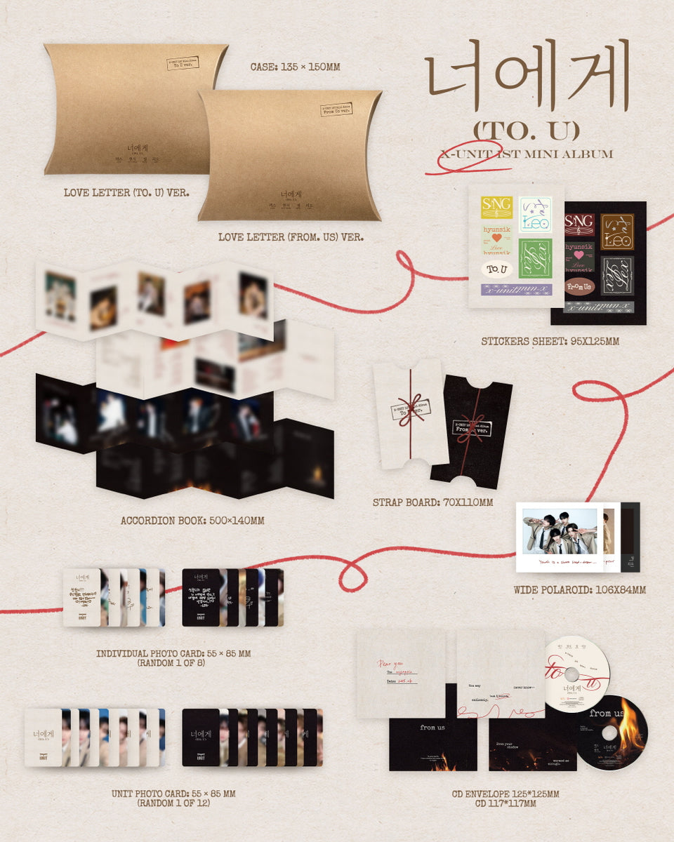 X-UNIT - [너에게(TO.U)] Love Letter FROM.US Version