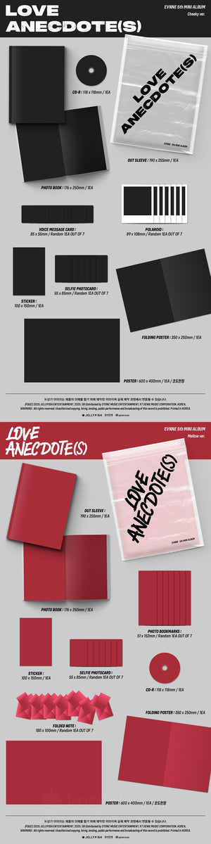 EVNNE - [LOVE ANECDOTE(S)] 5th Mini Album MELLOW Version