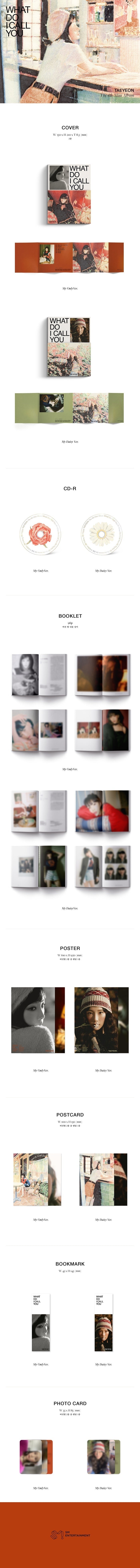 Taeyeon - [What Do I Call You] (4th Mini Album RANDOM Version