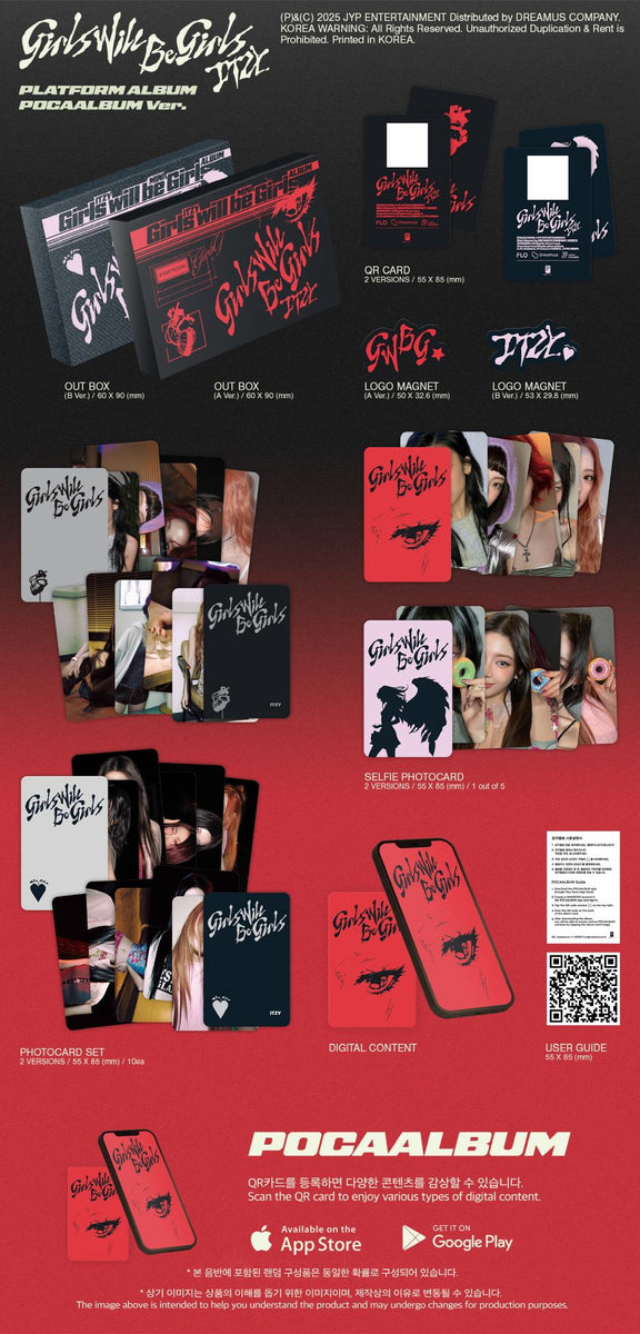 ITZY - [GIRLS WILL BE GIRLS] PLATFORM ALBUM POCAALBUM RANDOM