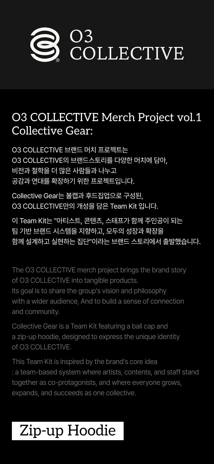 LEE JUNHO - [O3 COLLECTIVE Merch Project vol.1 :Collective Gear LEE JUNHO - [O3 COLLECTIVE Merch Project vol.1 :Collective Gear