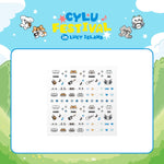 (PRE-ORDER) LUCY - [CYLU FESTIVAL in LUCY ISLAND] CHARACTER POP-UP MD MICRO DECO STICKER