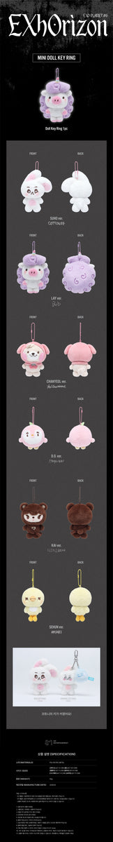 EXO - [EXO PLANET #6 - EXhOrizon] (OFFICIAL MD MINI DOLL KEY RING
