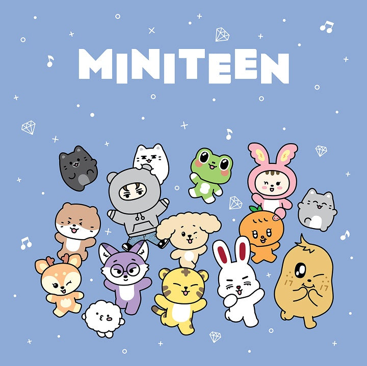 seventeen ディノ ミニティーン face plush keyring SEVENTEEN - MINITEEN OFFICIAL MD - MAGNET PLUSH KEYRING — Oh