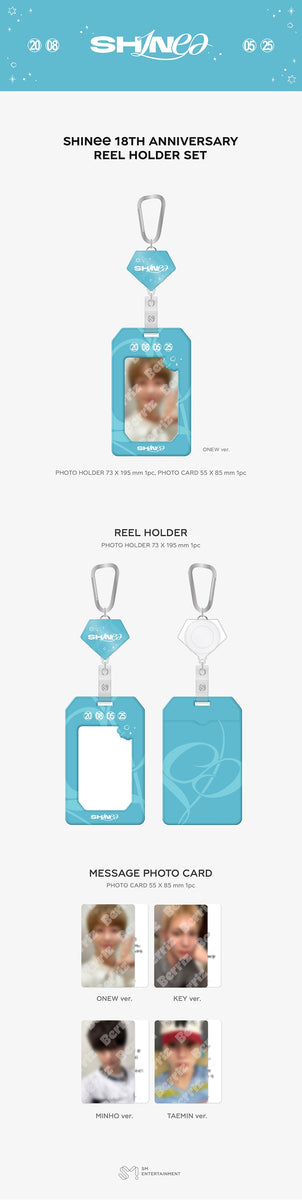 SHINee ボトル  4個セット SHINee - [18th Anniversary] (OFFICIAL MD REEL HOLDER SET