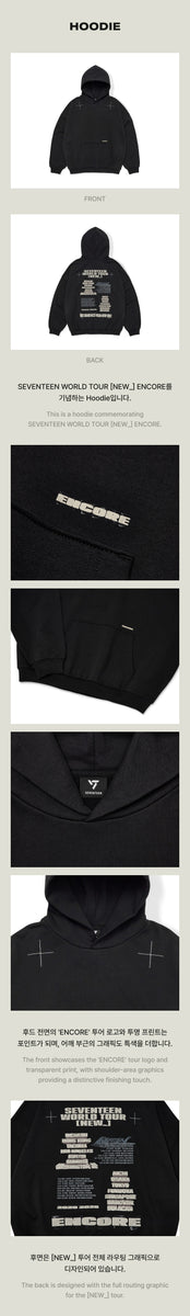SEVENTEEN new HOODIE アンコン SEVENTEEN - [NEW_] (WORLD TOUR ENCORE OFFICIAL MD Hoodie