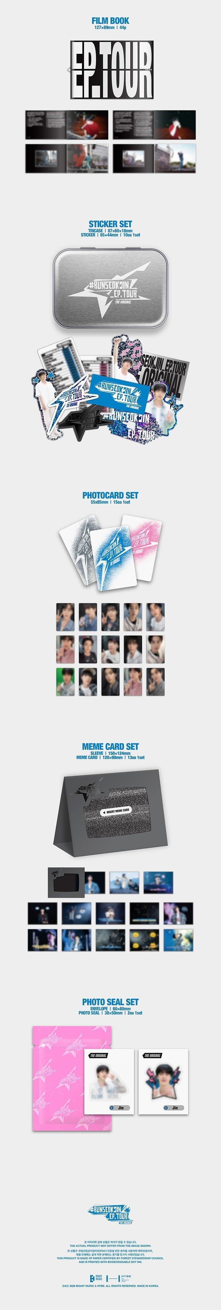 Jin - [#RUNSEOKJIN_EP.TOUR in GOYANG] (The Original SET