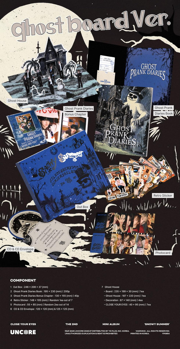 CLOSE YOUR EYES y Summer アルバム 新品未開封 CLOSE YOUR EYES - Snowy Summer [CLting-i Ver.] POCAALBUM