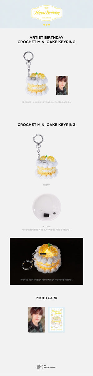 HAECHAN - [ARTIST BIRTHDAY] (OFFICIAL MD CROCHET MINI CAKE KEYRING