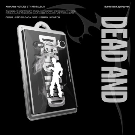 Xdinary Heroes - [DEAD AND] 8th Mini Album ILLUSTRATION KEYRING