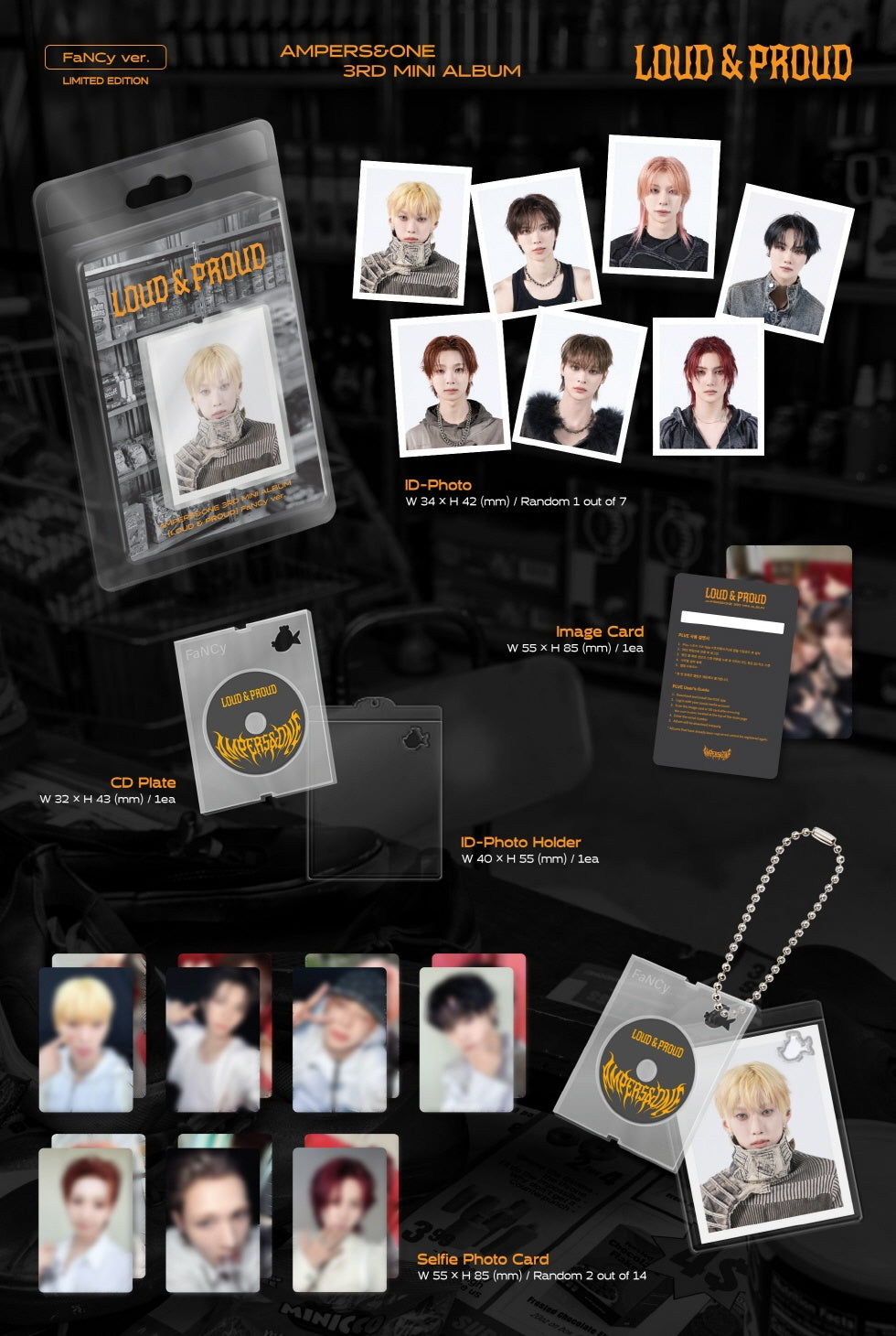 ampers&one KAMDENセットLOUD & PROUD アルバム AMPERS&ONE - LOUD & PROUD [3rd Mini Album - POSTCARD Ver.] - K PLACE