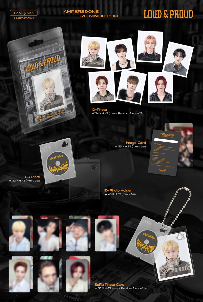 LOUD & PROUD ampers&one ジホセット AMPERS&ONE - [LOUD & PROUD] 3rd Mini Album LIMITED Edition FaNCy 7
