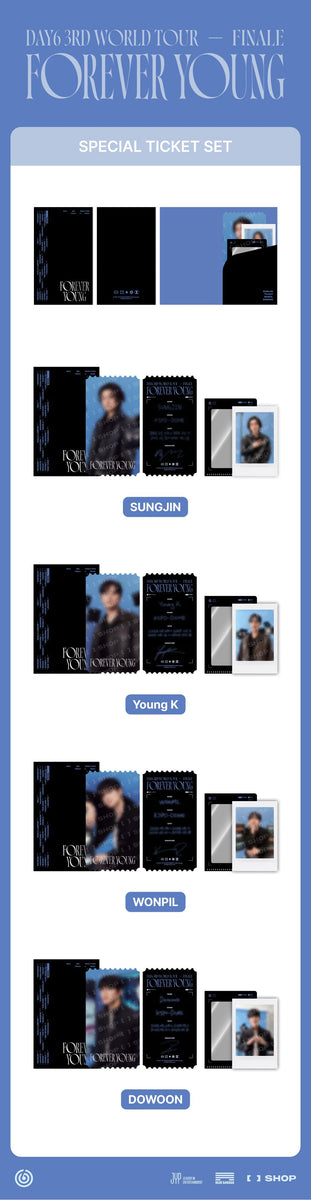 After Forever CD 6枚セット まとめ売り DAY6 - [FOREVER YOUNG FINALE] OFFICIAL MD SPECIAL TICKET SET