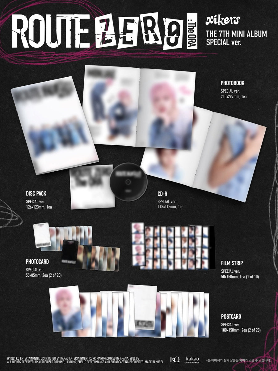 XIKERS - [ROUTE ZERO : THE ORA] 7th Mini Album SPECIAL Version