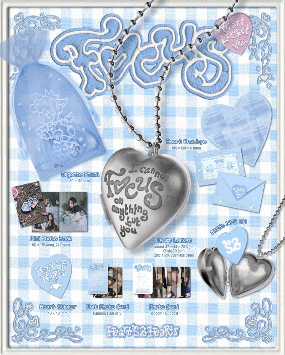 HEARTS2HEARTS - [FOCUS] 1st Mini Album SMART HEART LOCKET Version