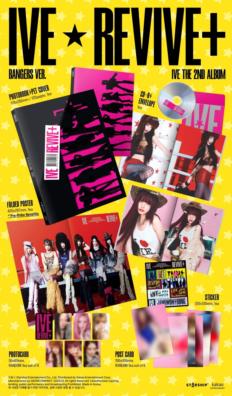 IVE - [REVIVE+] 2nd Album 2 Version SET – kpopalbums.com