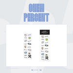 (PRE-ORDER) ONEW -  [%PERCENT] IN JAPAN POP-UP MD EPOXY STICKER
