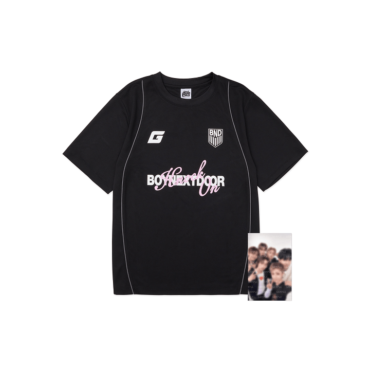 アイドル BOYNEXTDOOR grailz T-SHIRT (Black) M BOYNEXTDOOR - [KNOCK ON Vol.1] (FINAL TOUR MD (BOYNEXTDOOR x