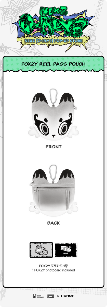 NEXZ O-RLY POP UP STORE ぬいぐるみ DOLL 人形 FOX2Y PLUSH