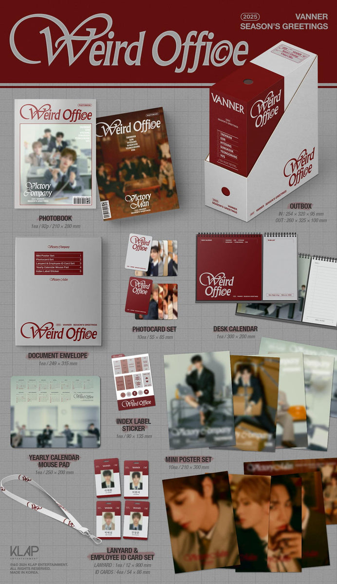VANNER - [VVeird Office] 2025 SEASON'S GREETINGS – kpopalbums.com