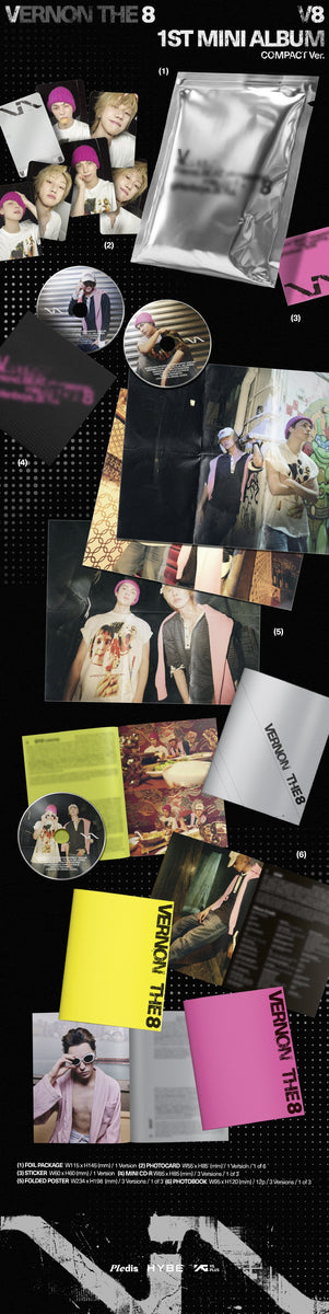 V8 (SEVENTEEN) - [V8] 1st Mini Album COMPACT Version – kpopalbums.com