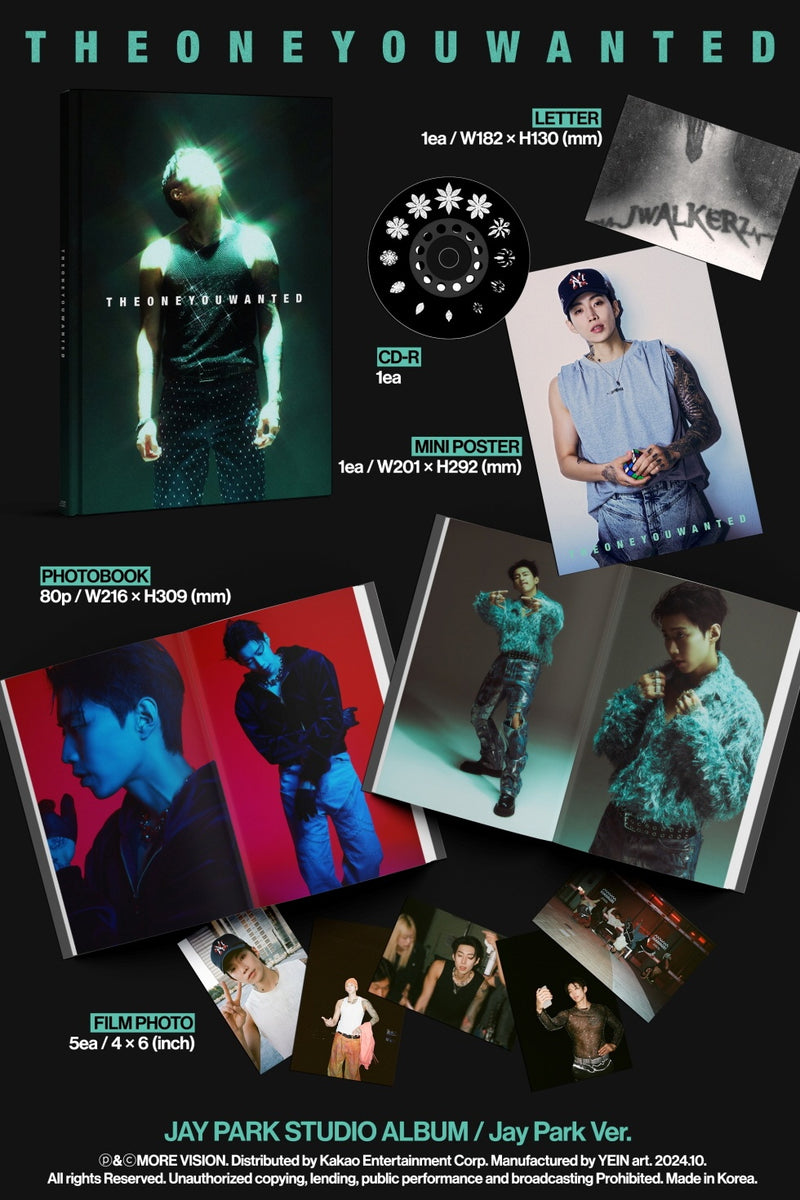 JAY PARK - [THE ONE YOU WANTED] Album JAY PARK Version