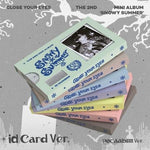 CLOSE YOUR EYES - [SNOWY SUMMER] 2nd Mini Album POCAALBUM ID CARD 7 Version SET
