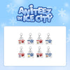 ATEEZ - [ANITEEZ IN ICE CITY]  2024 ANITEEZ POP-UP MD HOCKEY PLAYER CARD ACRYLIC KEYRING