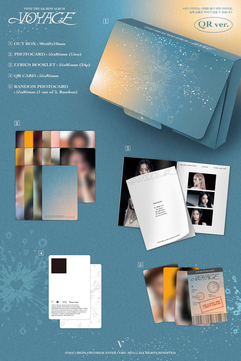 VIVIZ - [VOYAGE] 5th Mini Album QR Version – kpopalbums.com