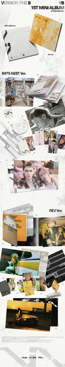 V8 (SEVENTEEN) - [V8] 1st Mini Album RANDOM Version – kpopalbums.com