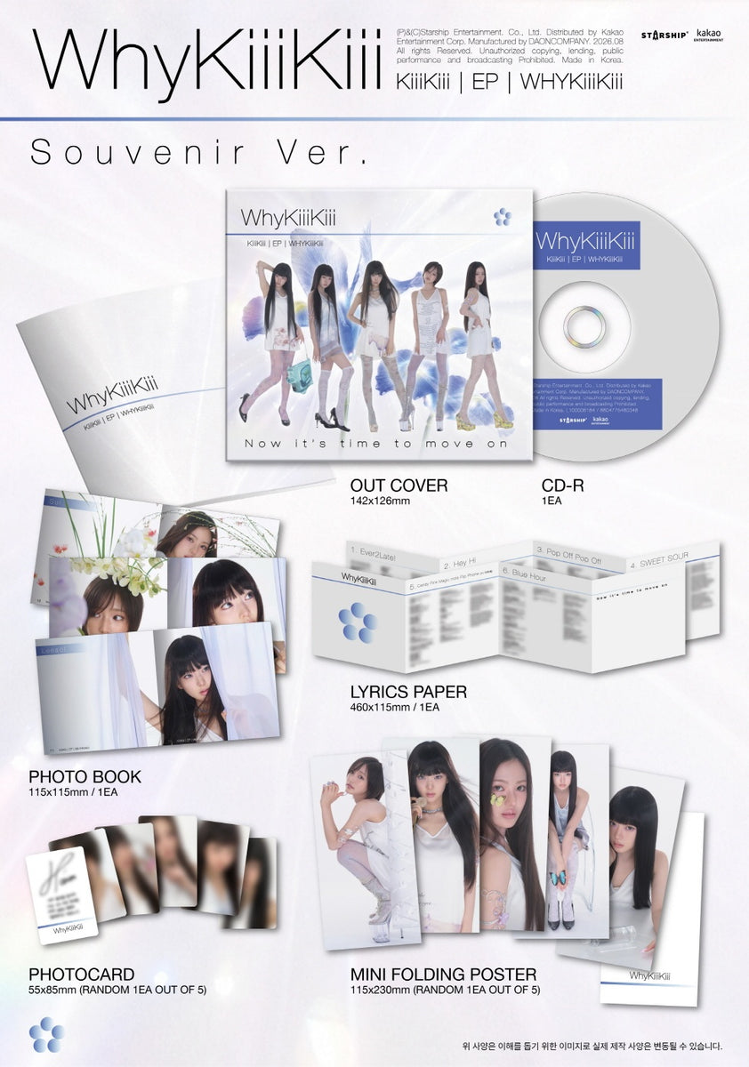 WhyKiiiKiii KIIIKIII Pay Wand 特典 封入 スイ KIIIKIII - [WHYKIIIKIII] EP Album SOUVENIR DIGIPACK Version