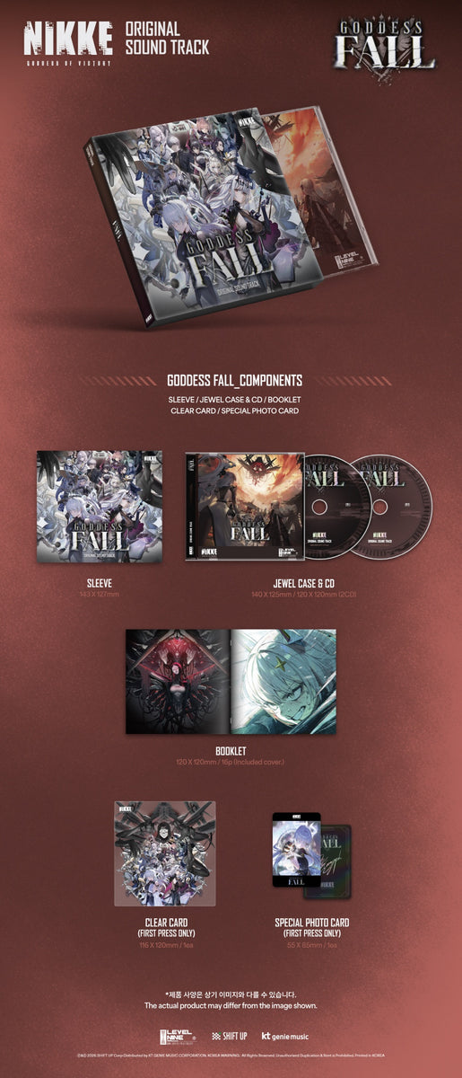 NIKKE : GODDESS OF VICTORY] OST GODDESS FALL – kpopalbums.com