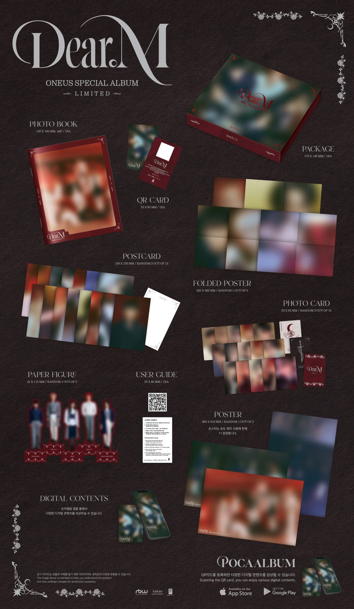 ONEUS - [DEAR.M] SPECIAL ALBUM LIMITED Edition POCAALBUM Version