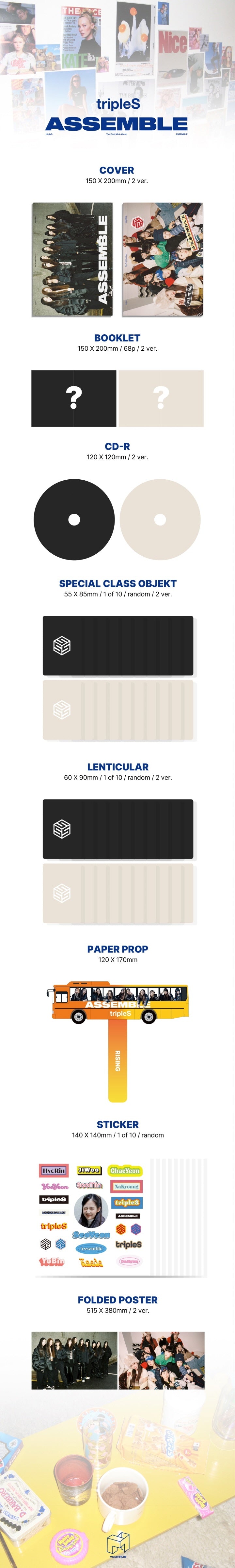 tripleS - [ASSEMBLE] (2 Version SET) – kpopalbums.com