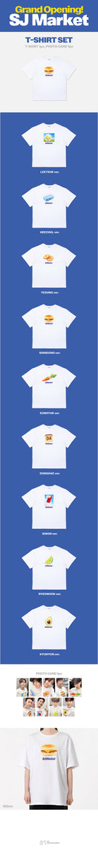 SUPER JUNIOR - [Grand Opening! SJ Market] POP-UP MD T-SHIRT SET