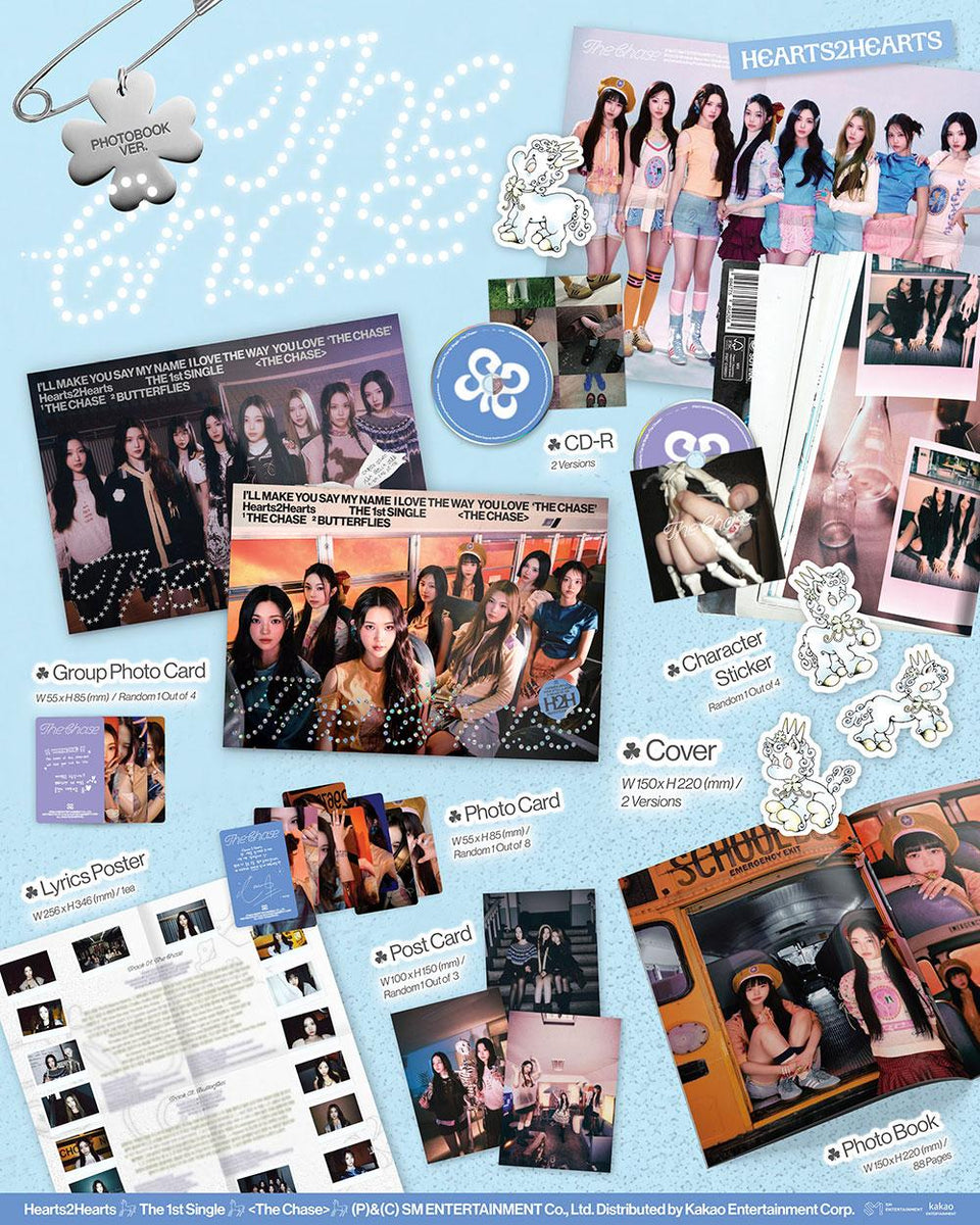 HEARTS2HEARTS - [THE CHASE] 1st Single Album PHOTO BOOK A