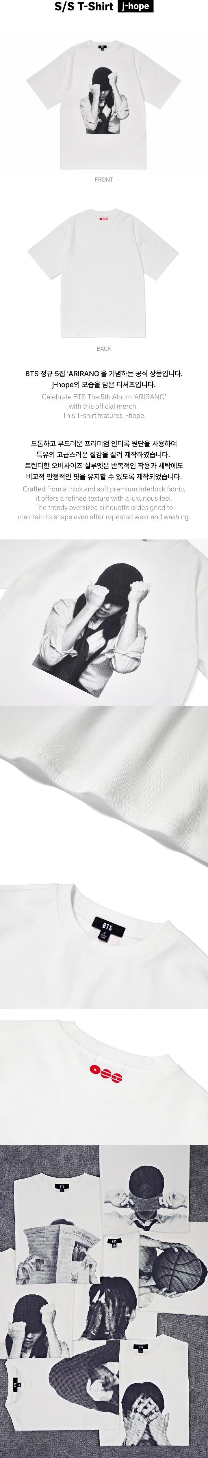 BTS - [ARIRANG] 5th Album OFFICIAL MD S/S T-Shirt (j-hope