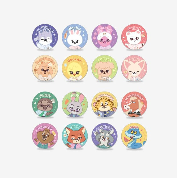 Stray Kids - [ZOOTOPIA2 X SKZOO] MD SECRET GLITTER CAN BADGE