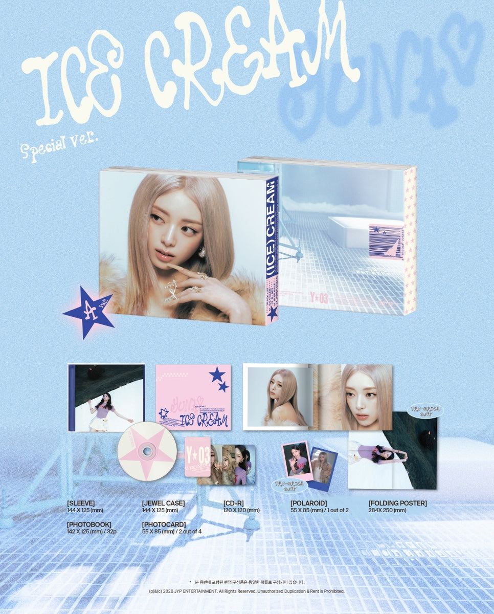 YUNA (ITZY) - [ICE CREAM] 1st Mini Album SPECIAL A Version