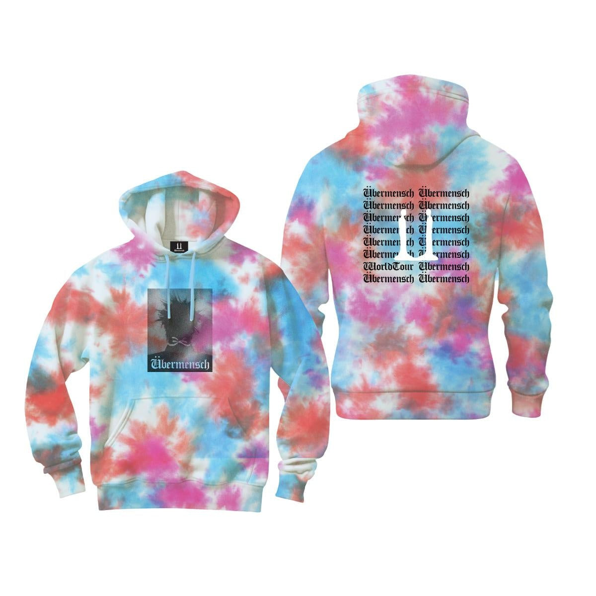 【324】G-DRAGON Übermensch 大阪公演 タイダイパーカー G-DRAGON - [Übermensch] 2025 WORLD TOUR ENCORE MD HOODIE TIE-DYE