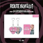 (PRE-ORDER) xikers - [ROUTE ZERO: The ORA] POP-UP STORE MD HEART MIRROR KEYRING (RANDOM)