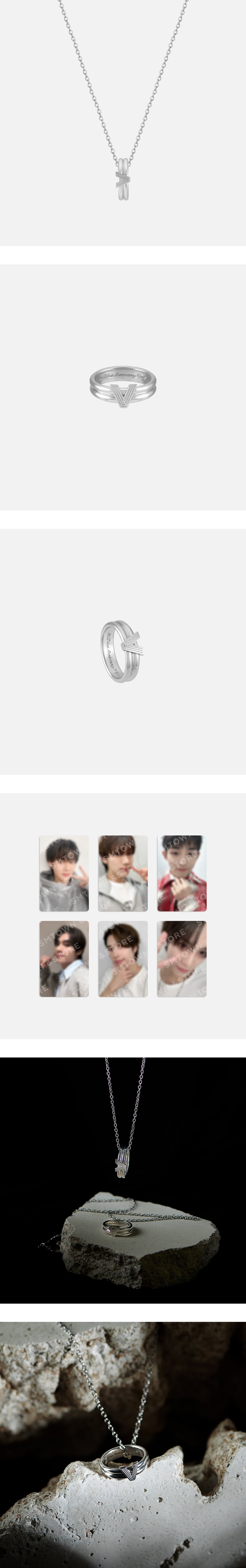 テン トレカ付 WayV 6周年 MD リング＆ネックレスセット WayV - [6TH ANNIVERSARY MD] RING&NECKLACE SET – kpopalbums.com