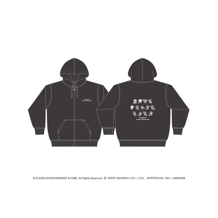 SEVENTEEN - [SEVENTEEN x SANRIO CHARACTERS] 2nd Collab ZIP hoodie