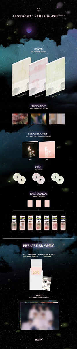 GOT7 - [Present : You] (&Me Edition MIRACLE Version) – kpopalbums.com
