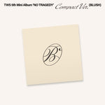 (LUCKY DRAW) TWS - [NO TRAGEDY] 5th Mini Album COMPACT BLUSH RANDOM Version